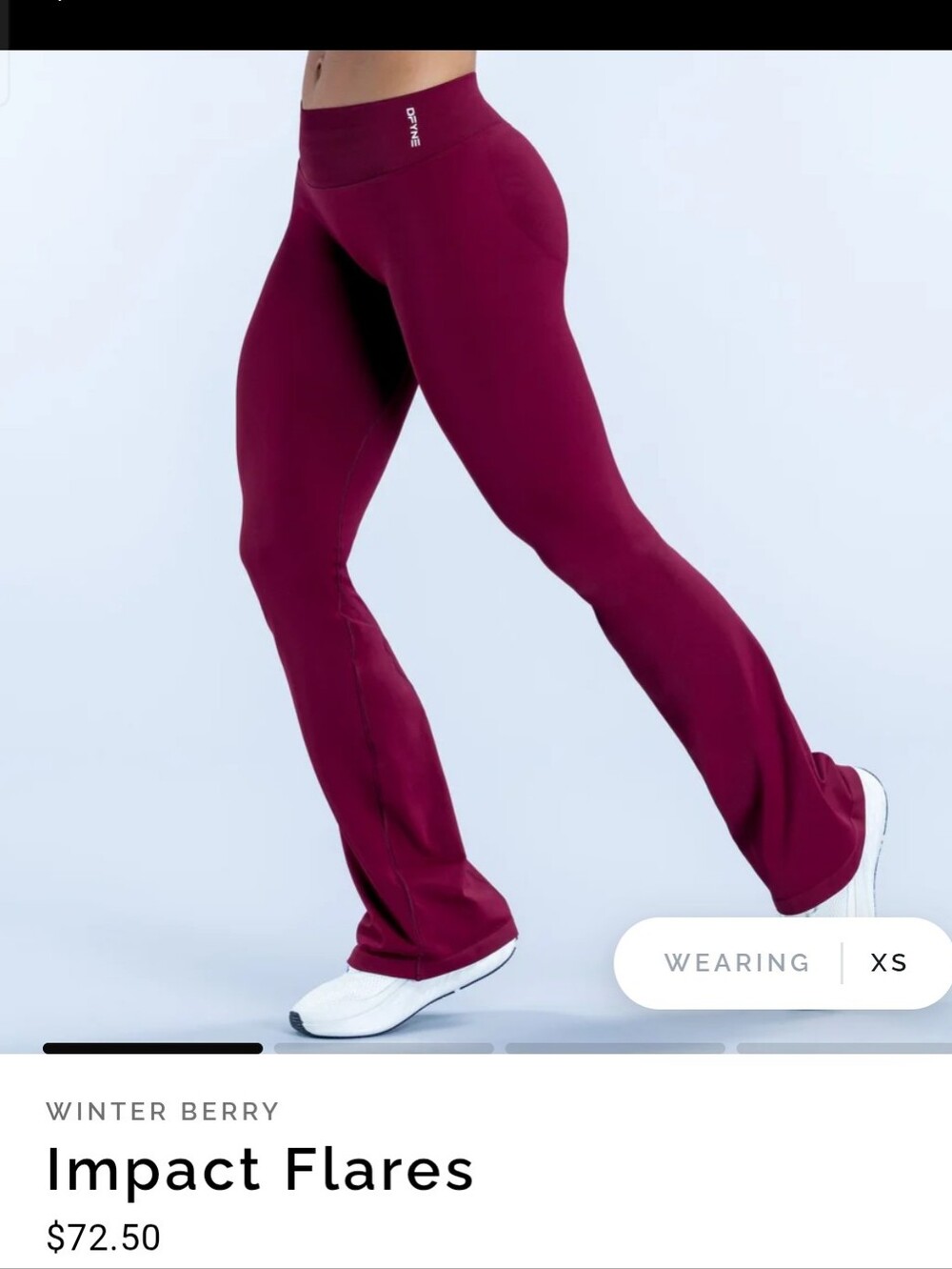 NWOT DFYNE Impact Flares XS